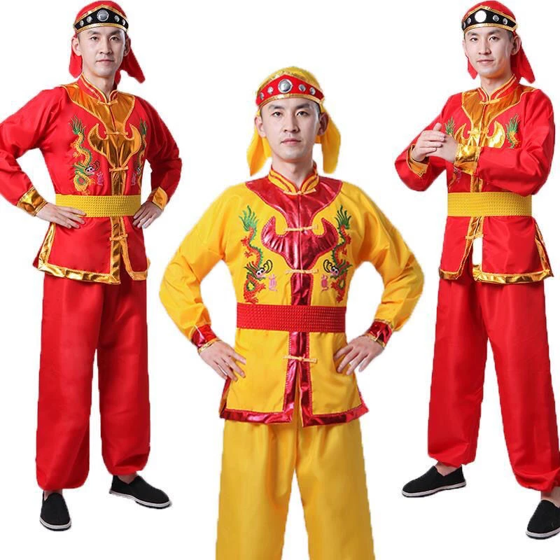婚庆抬花轿舞龙舞狮抬菩萨抬工队打鼓威风锣鼓演出服装婚庆表演服