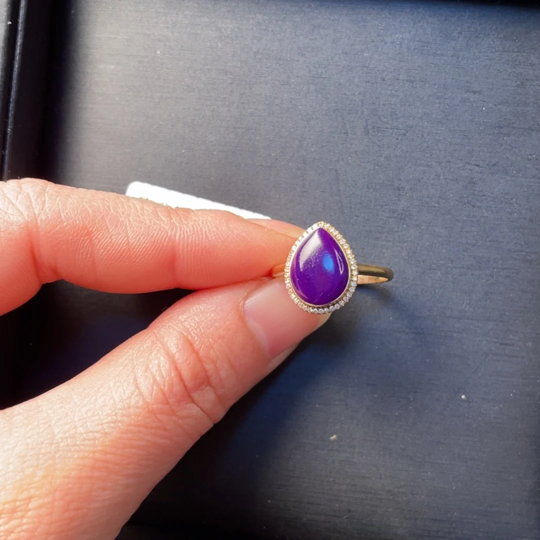 苏纪石（舒俱来）18K金镶嵌戒指