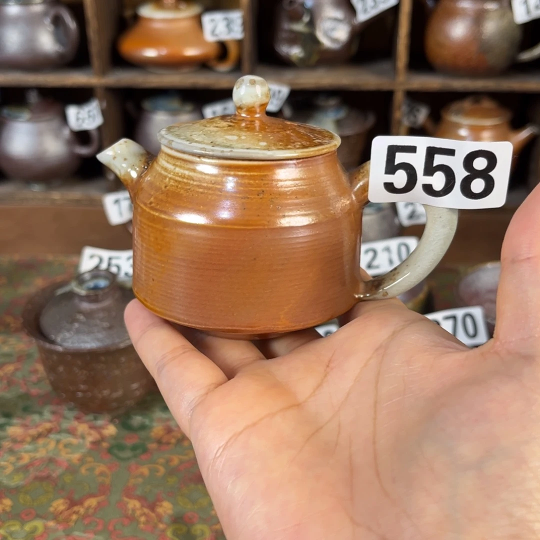 摆件柴烧茶器主人壶