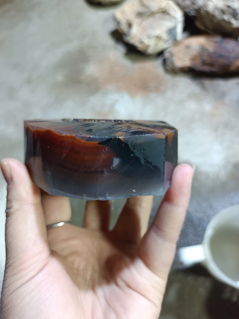 定制天然玛瑙手镯巴西玛瑙