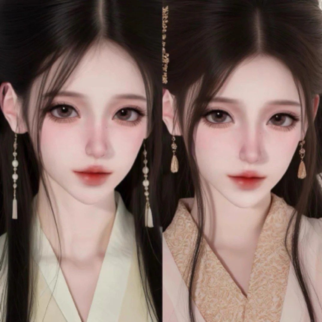 乖乖女 恋与深空捏脸码数据 纯欲清冷氛围感楚楚可怜小白花