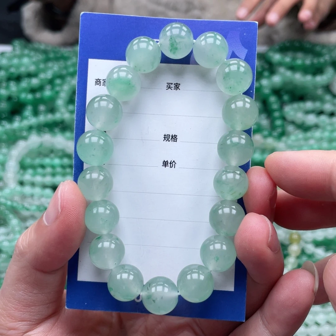 未镶嵌手串石英质玉（非洲翠）