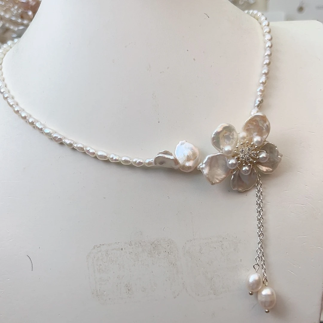 淡水珍珠颈饰未镶嵌