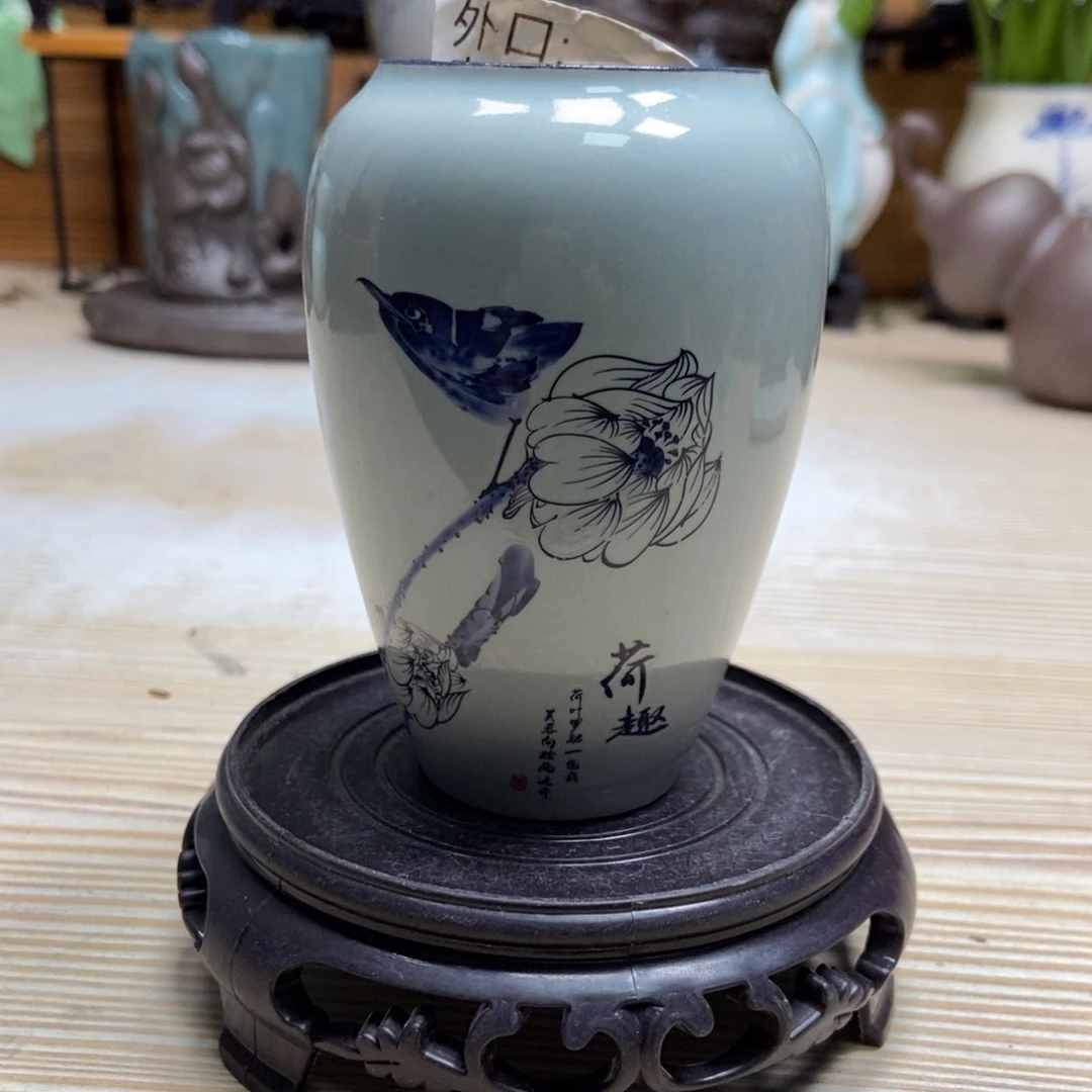 瓷片陶瓷花盆陶瓷艺术