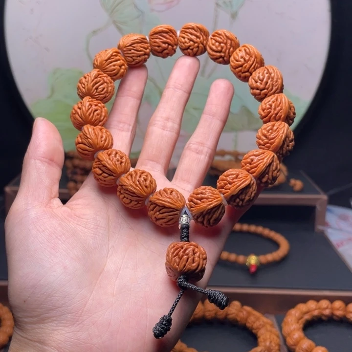 手串桃核龙纹桃核原刺