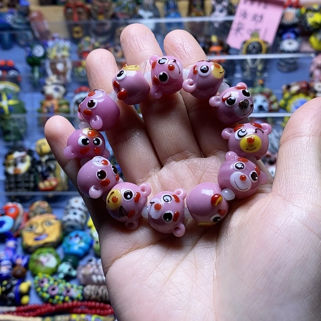 琉璃颈饰手链成品