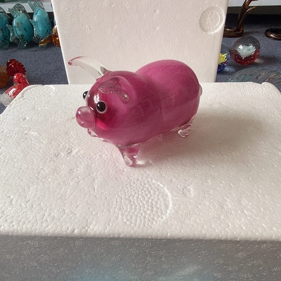 琉璃全品无瑕小粉猪