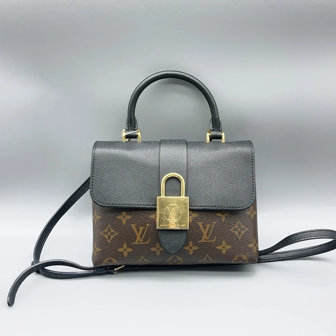 95新 LouisVuitton/路易威登  老花锁头手提单肩包 1628 9332