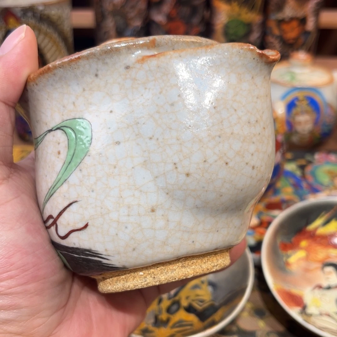 虫*゜手工制作钟馗盖碗