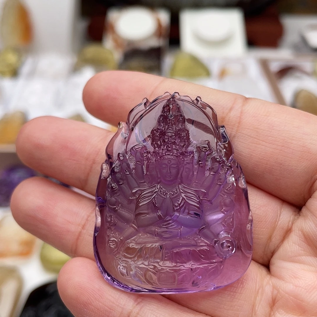 未镶嵌颈饰水晶定制
