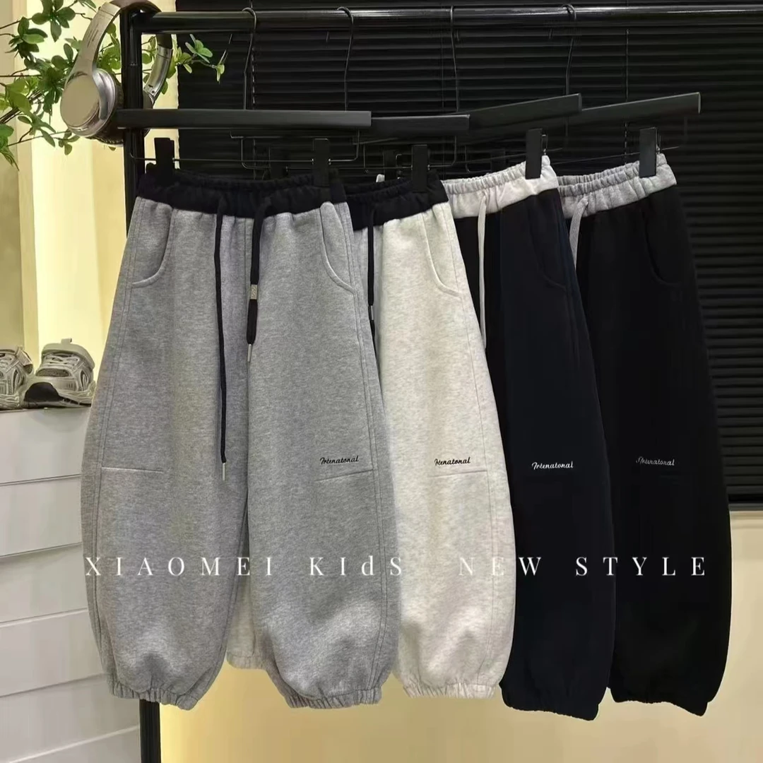 【初秋上新】男童运动裤春秋装2025新款时尚中大童百搭休闲裤A058