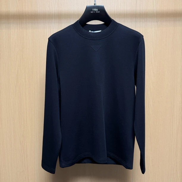 【1986精选】7689男士净版休闲羊绒百搭时尚打底长袖
