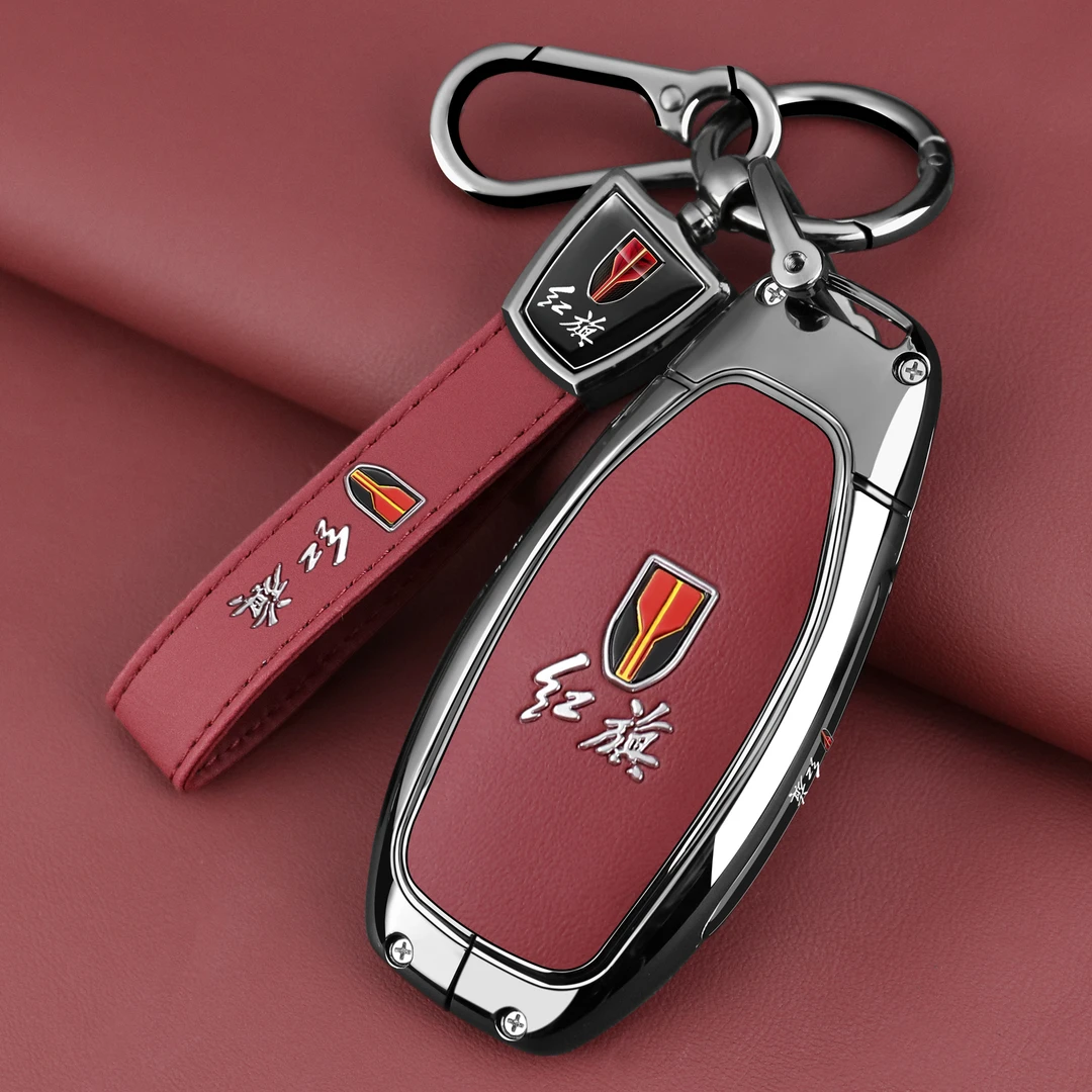 25款红旗h5钥匙套hs5车h9专用hs3男h6女hs7 天工08 05包ehs3扣EH7