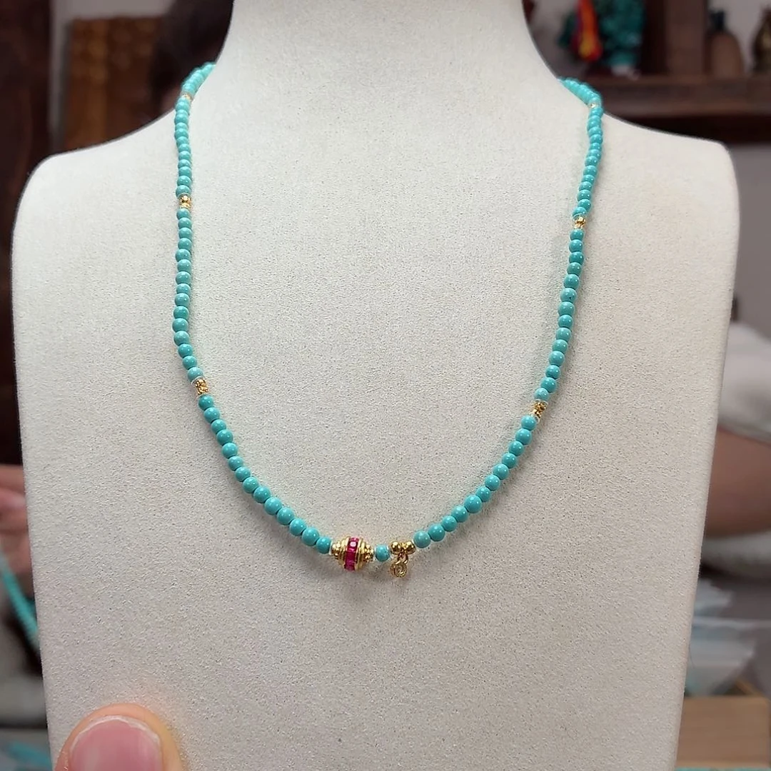 未镶嵌绿松石珠宝奇石