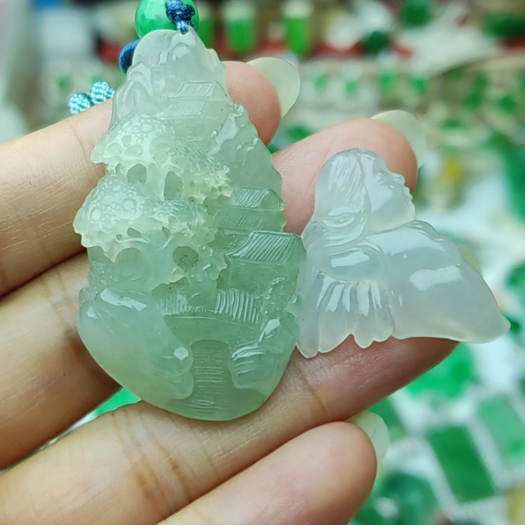 颈饰未镶嵌翡翠30