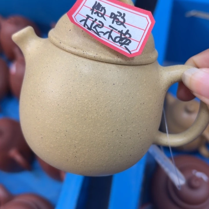 紫砂茶壶优秀！宜兴原矿本绿