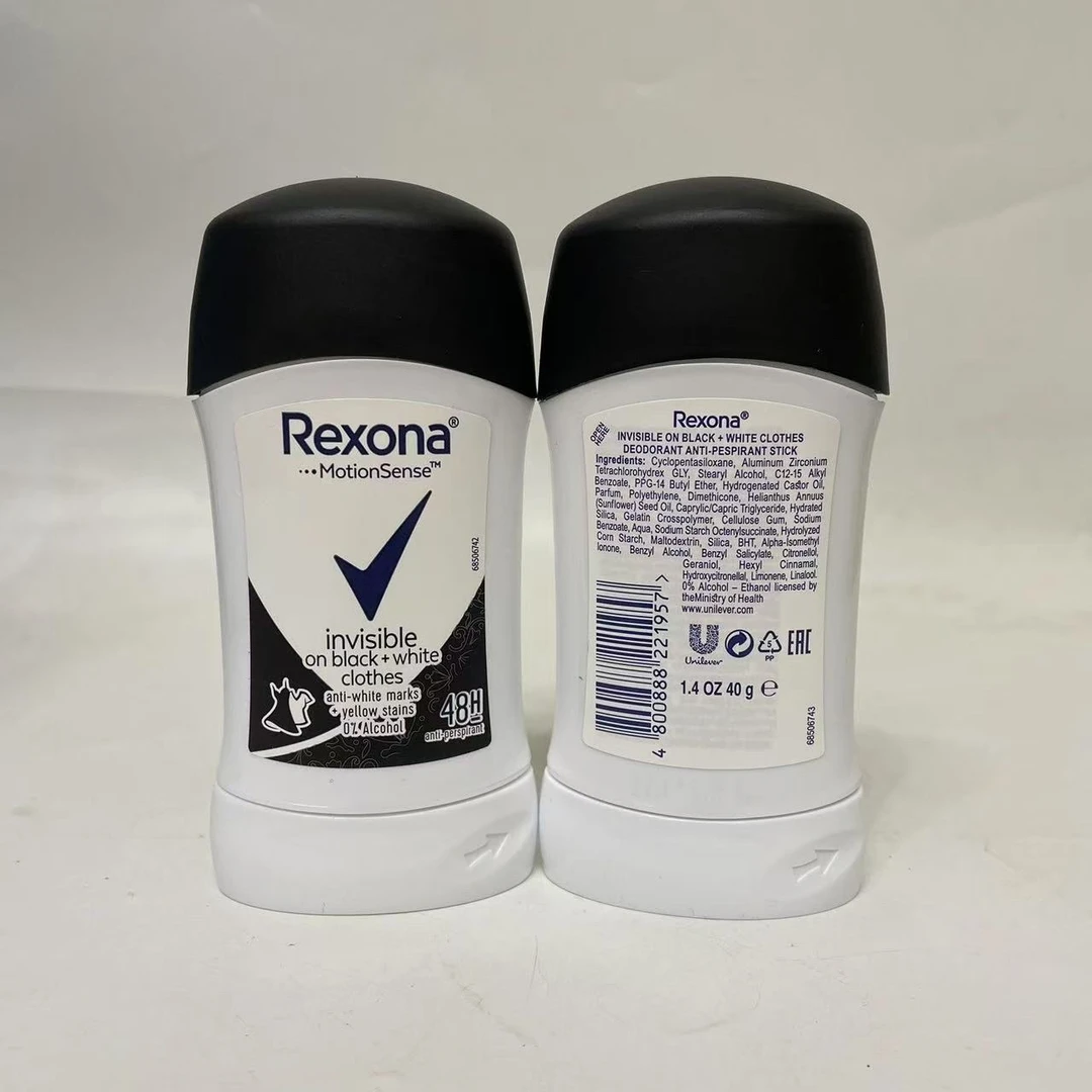 【新疆包邮】rexona白色香氛止汗膏腋下干爽持久留香柔肤修护香体膏
