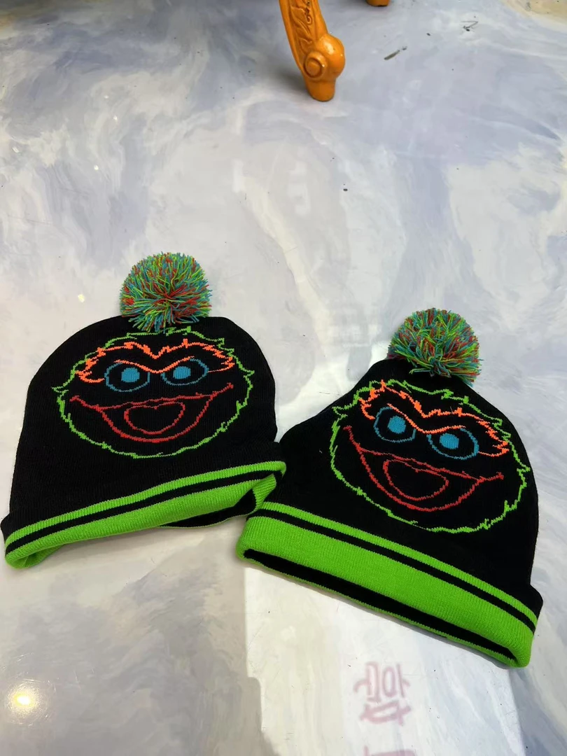 D00097 潮牌时尚个性扎染渐变百搭秋冬帽子