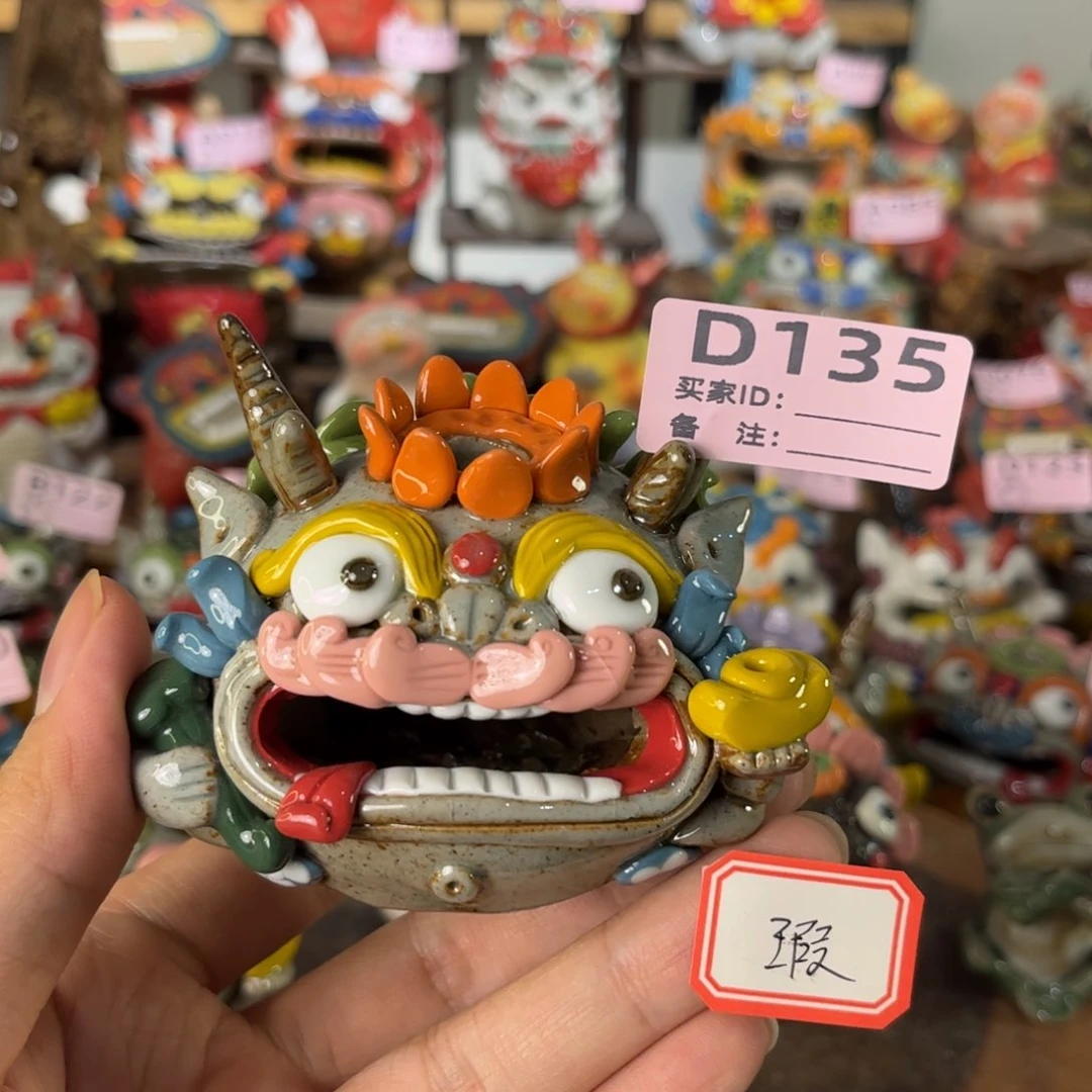 泥塑纯手工茶宠摆件