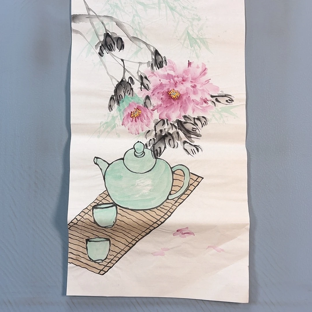 国画140 牡丹一如您初来