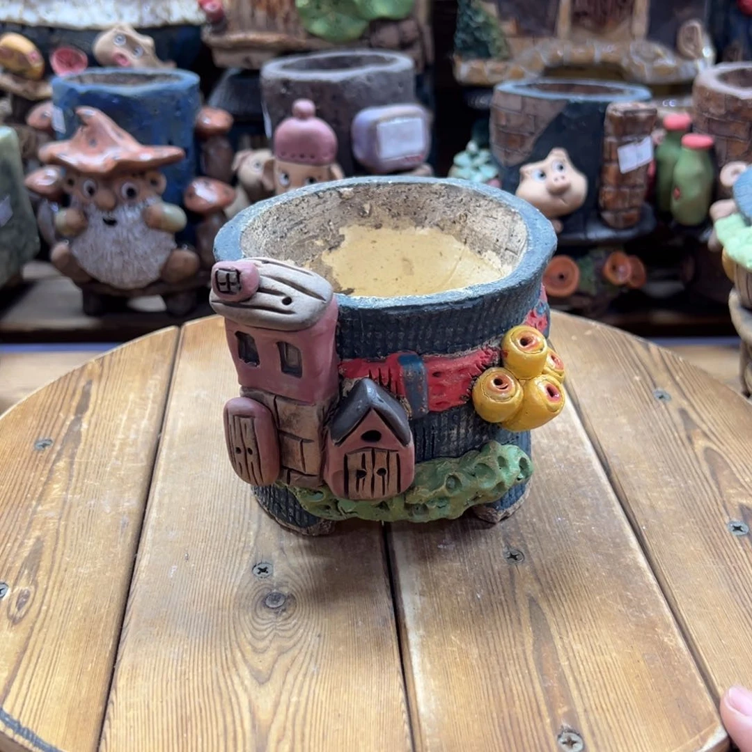 嘻哈多肉花盆百搭