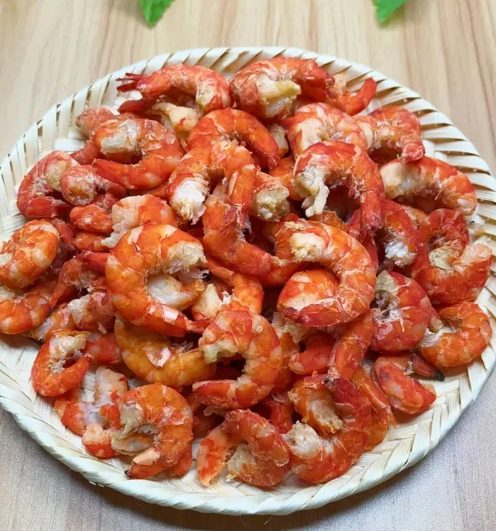 湛江本港淡晒九节虾大虾仁大海米鲜甜口感 淡干不咸 即食