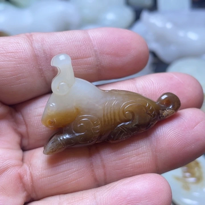 和田玉挂件未镶嵌