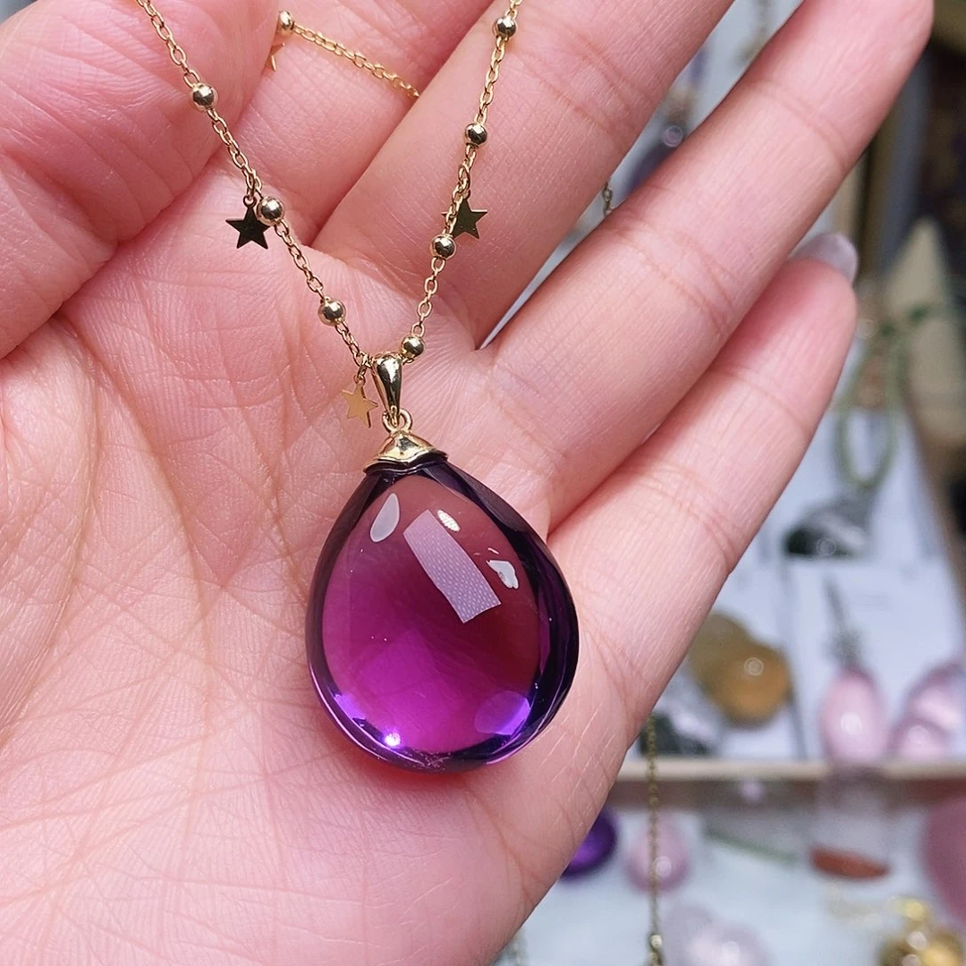 银S925镶嵌水晶吊坠(赠链)