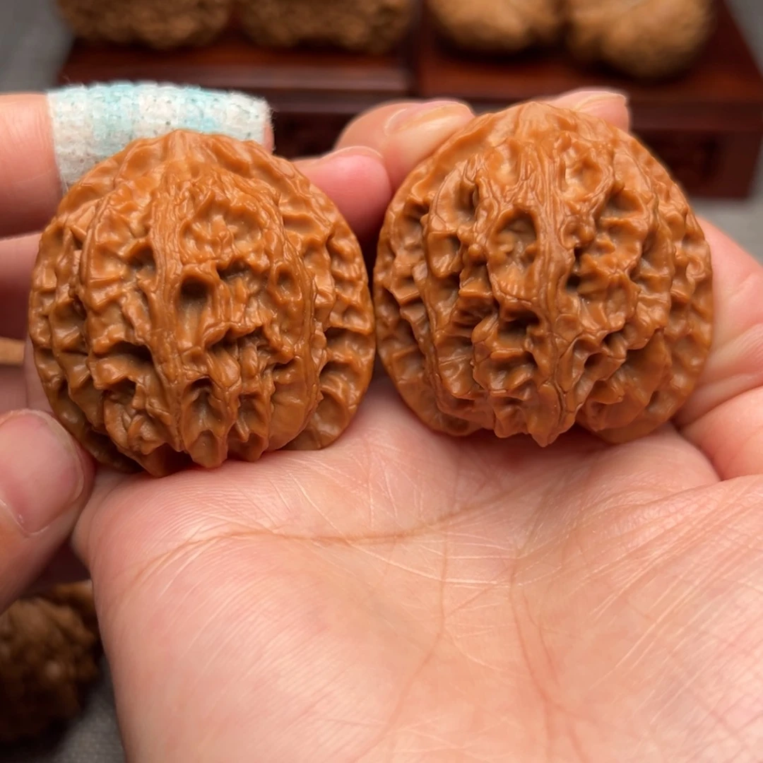 文玩核桃把件精品苹果园40尺全