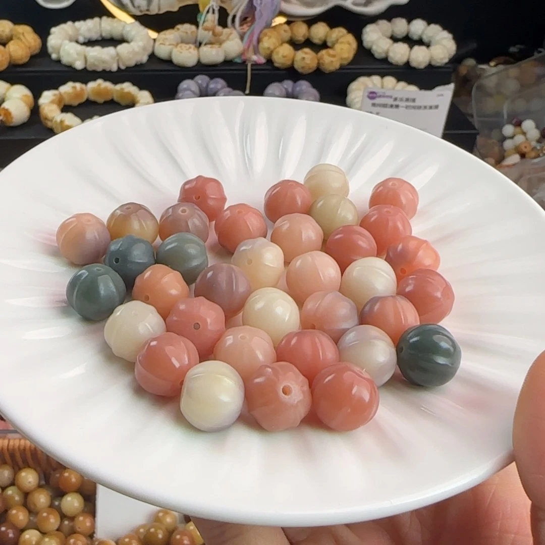 吊坠菩提根/象牙果卡14梦幻粉紫鲨鱼呗16颗