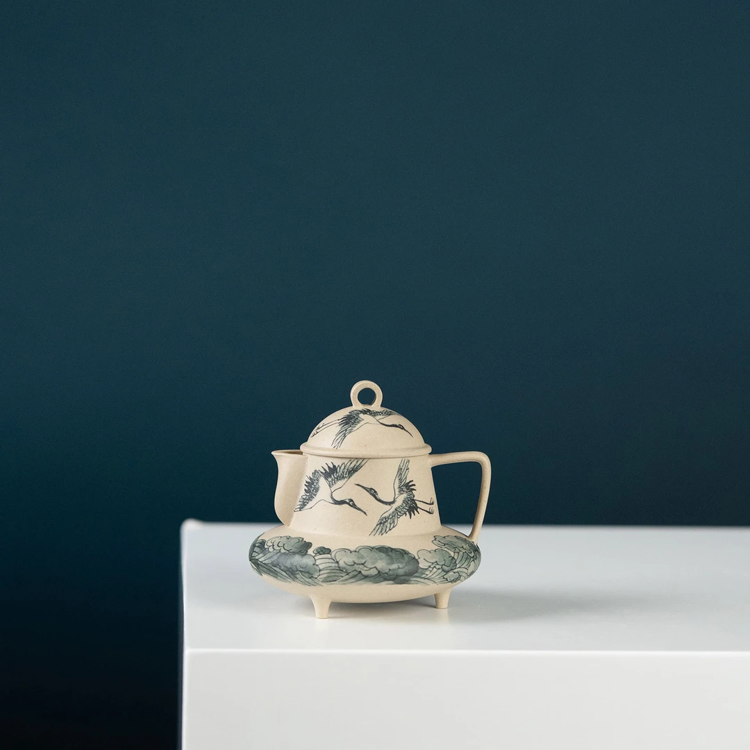 【利贞l云起】原矿白段泥 约110cc 手工制作 宜兴紫砂壶SLT