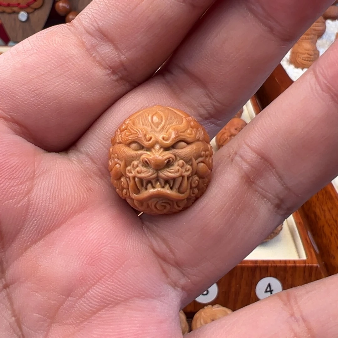 我***悟吊坠核桃双面唐狮194