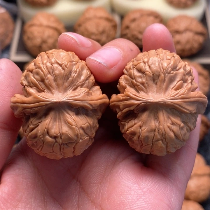 文玩核桃把件精品甲骨文35