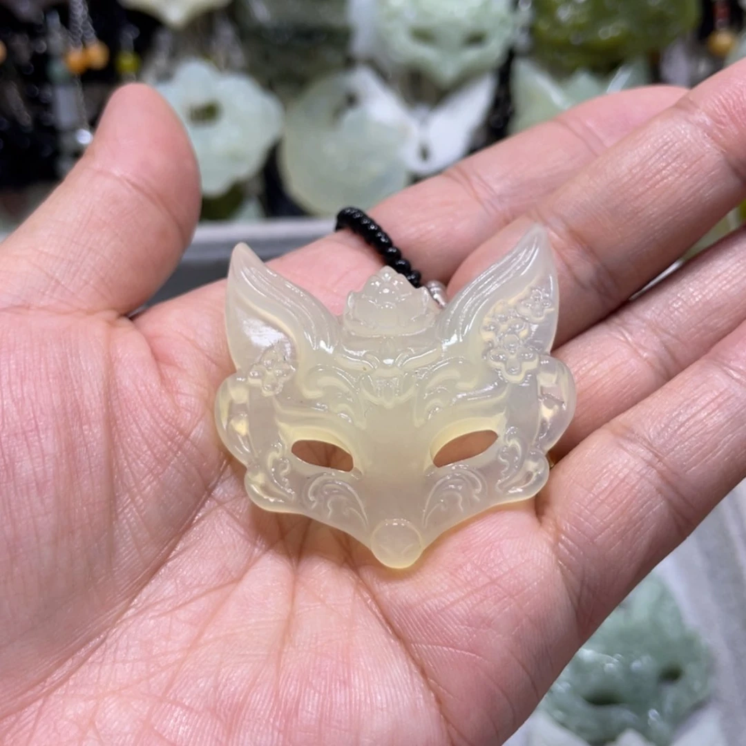 【闪购商品】岫玉颈饰未镶嵌静***42吊坠