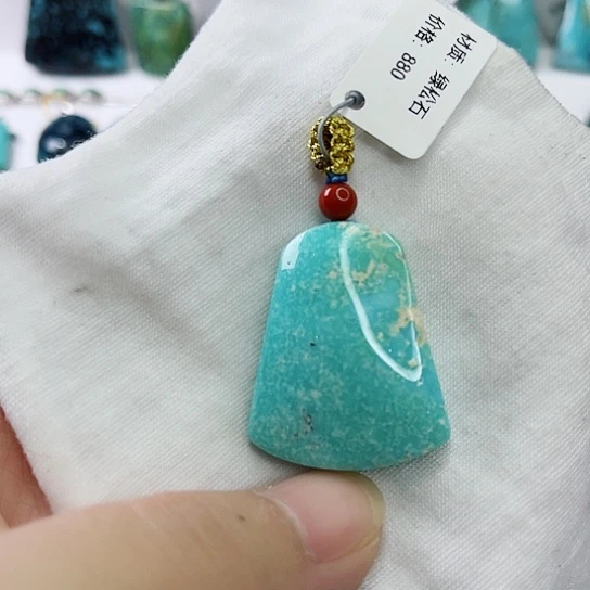 绿松石珠宝奇石未镶嵌