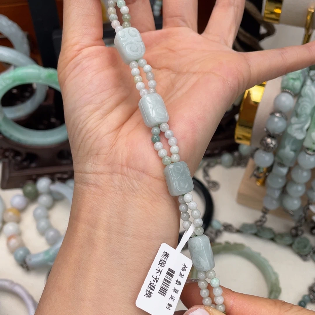 翡翠未镶嵌手链手链