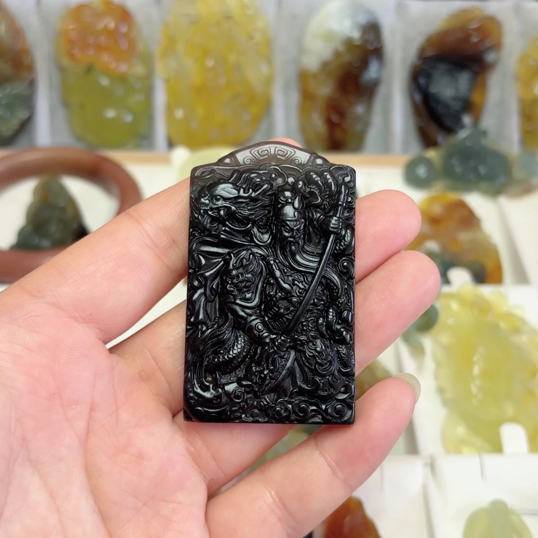 未镶嵌蛇纹石玉吊坠(不含链)