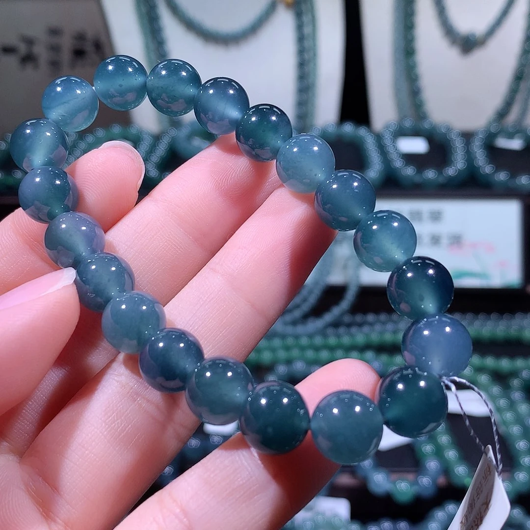 未镶嵌手链翡翠天然a货翡翠手串10