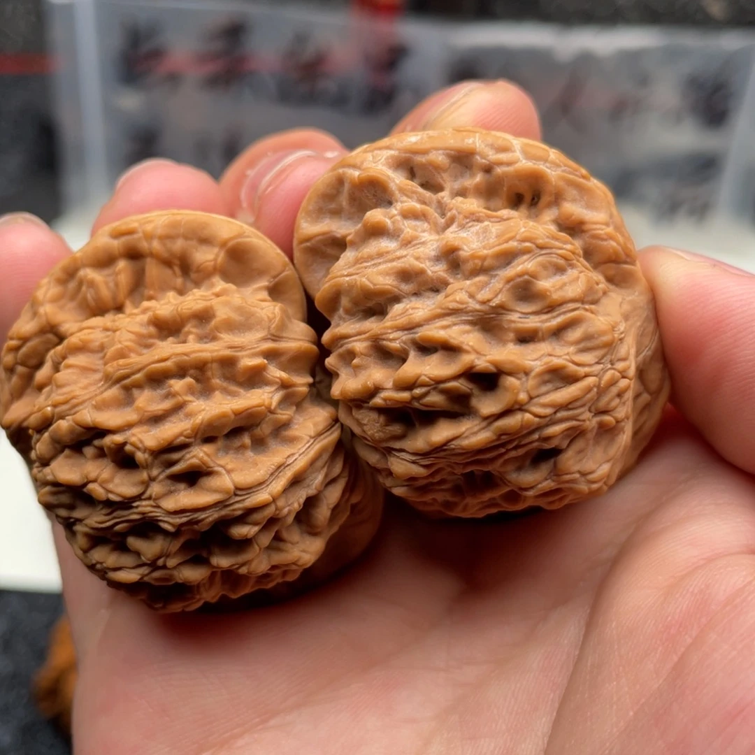 银***风文玩核桃把件43乾隆磨