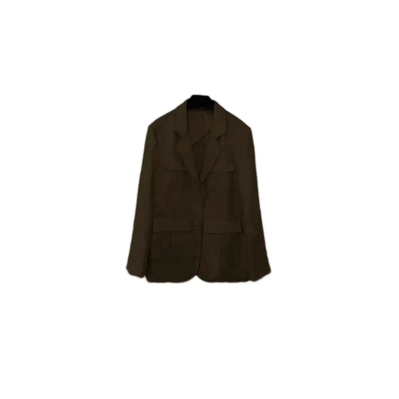 【卡布奇诺】2025新款休闲宽松修身外套时尚气质高奢质感时髦外套