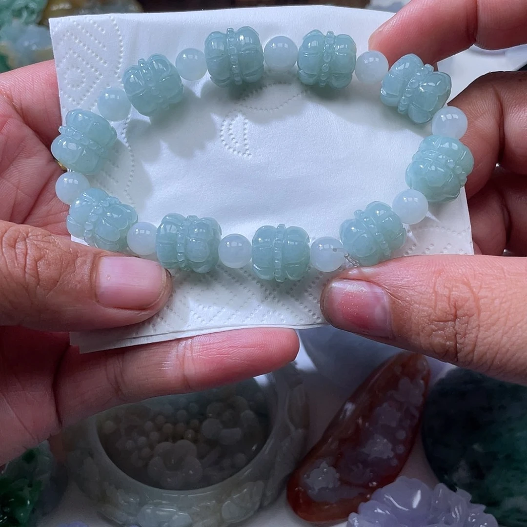 颈饰未镶嵌翡翠翡玉缘翡翠