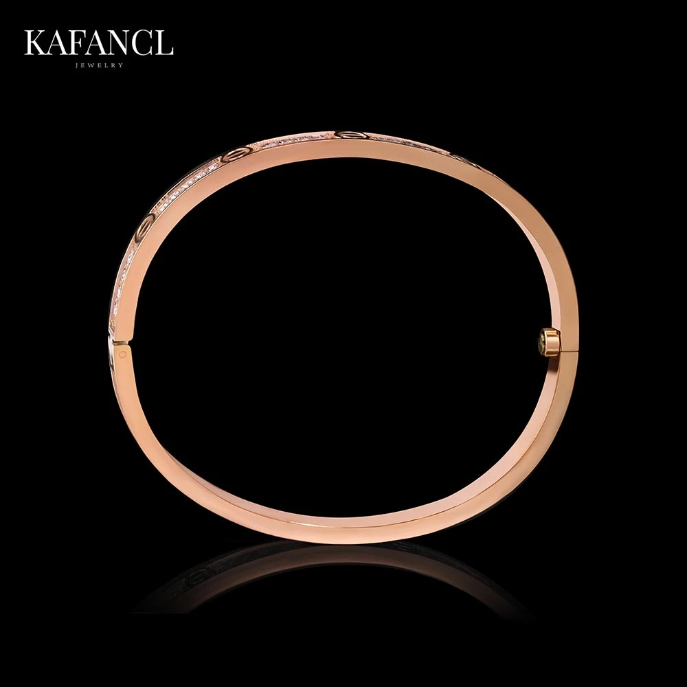 红楼 镀K金 满天星窄版手镯 ZH-C187