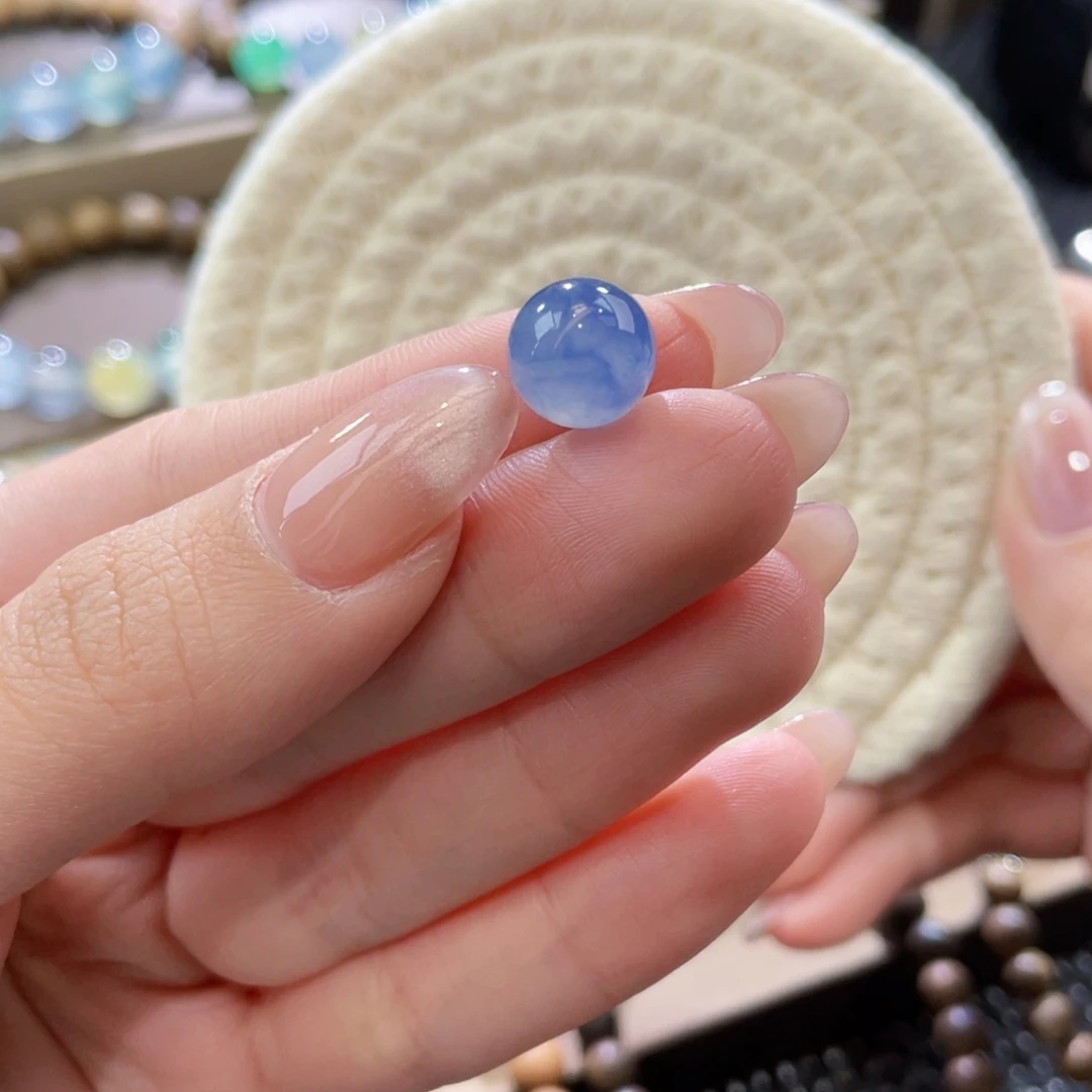 翡翠未镶嵌手链卡10.3蓝莓