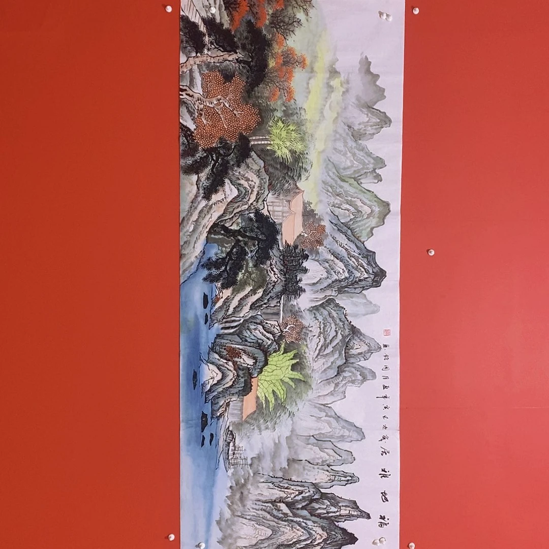 国画山水国画作品欣赏