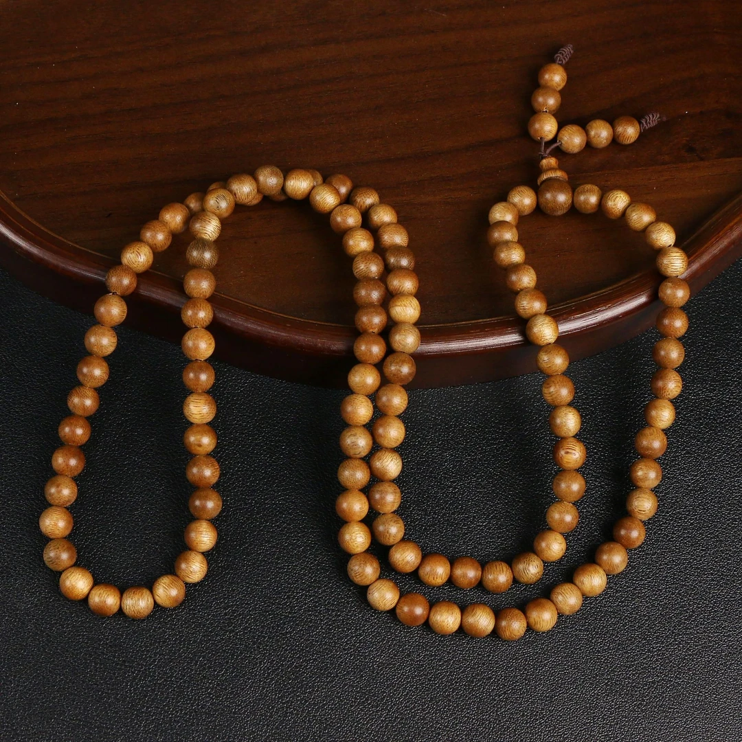 沉香沉香多圈手串0.8-多样性发一-珠径约8mm