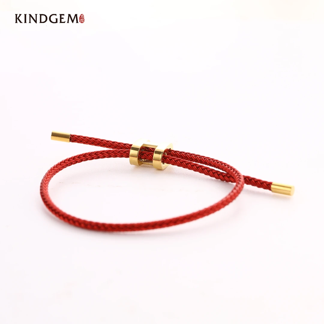 铜合金锦纶手链 KindGem 大气时尚百搭高级感手链CE14XQRC-14811
