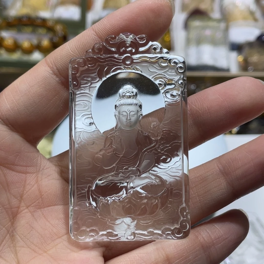 水晶颈饰未镶嵌江*帅定制