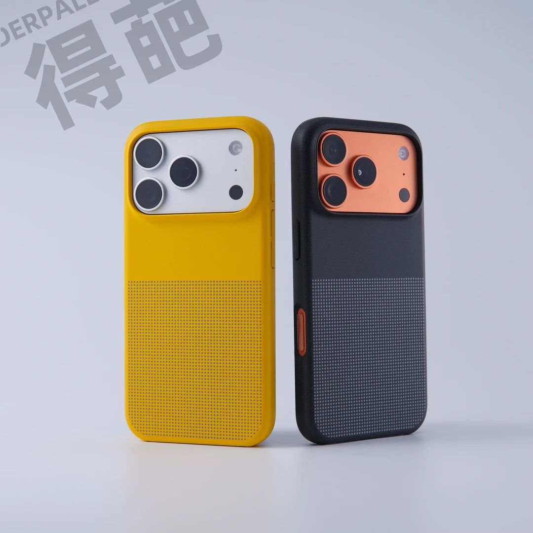 得葩时尚岩砂波点苹果17promax磁吸手机壳iphone16轻薄防滑15小米