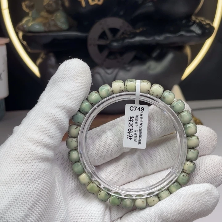 星月菩提手串徐*正c 749绿背河豚8x 7