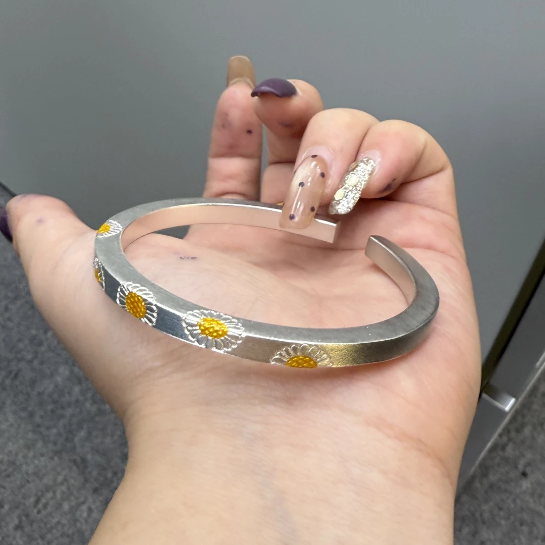 足银银制品 【铭记珠宝】足银手镯7-DM249H767